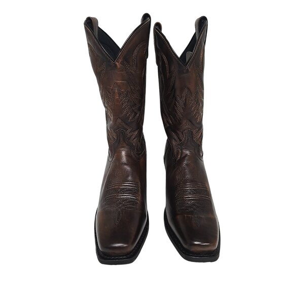 Laredo Men's Lawton Western Boots 68444 Square Toe Brown Size 9 EW - Picture 6 of 7